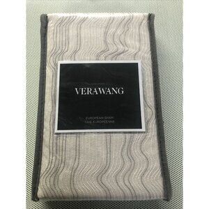 Vera Wang Marbled Embroidered Sham